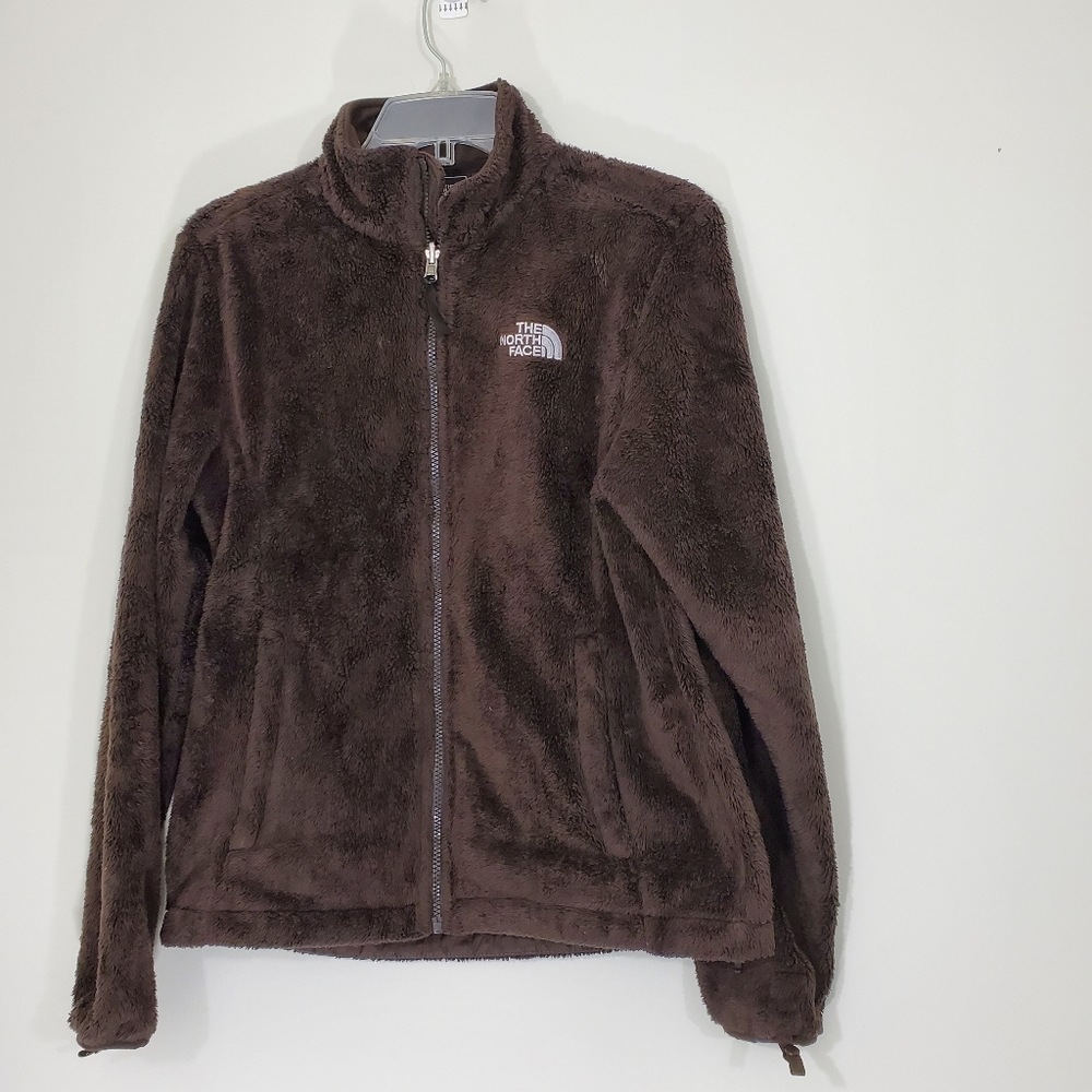 The North Face Brown Fuzzy Jacket, Size Medium